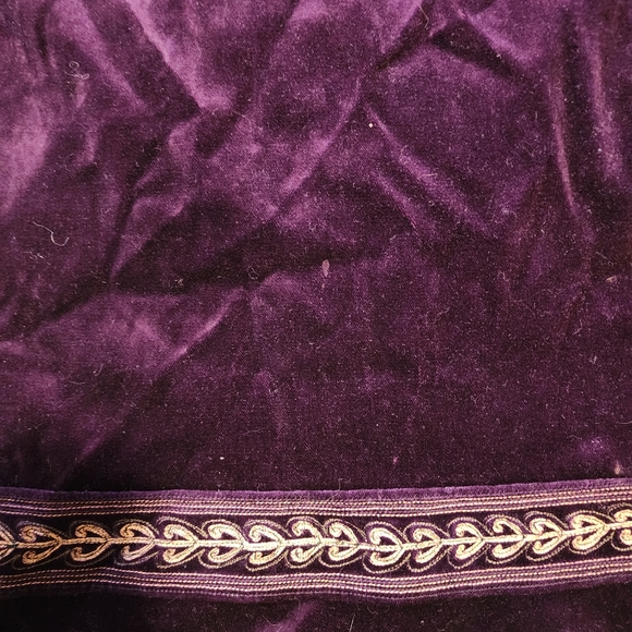 Nanette Lepore Purple Velvet Skirt Size 2 - Picture 2 of 5